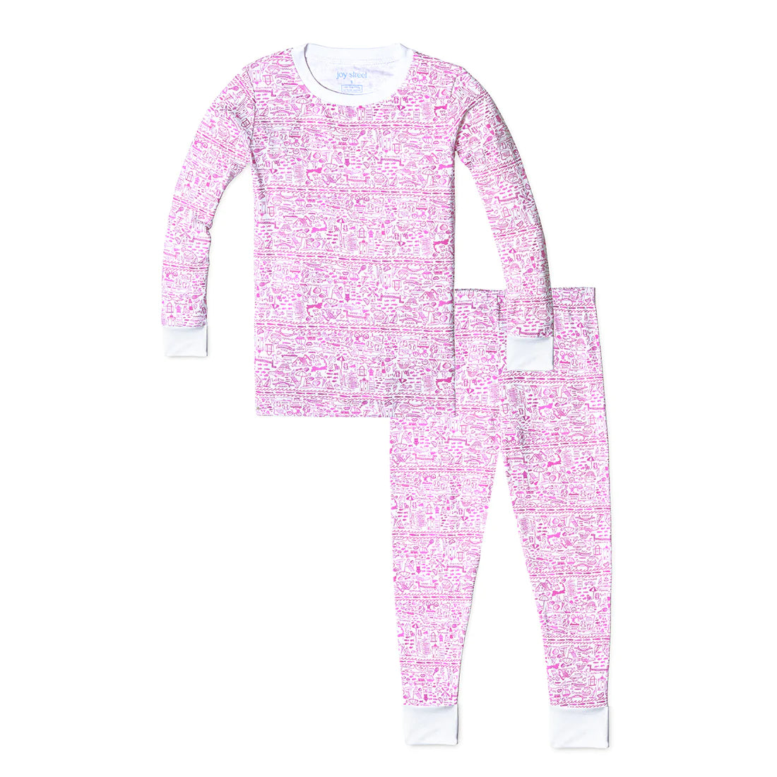 Pink Cape Cod Two Piece Pajamas