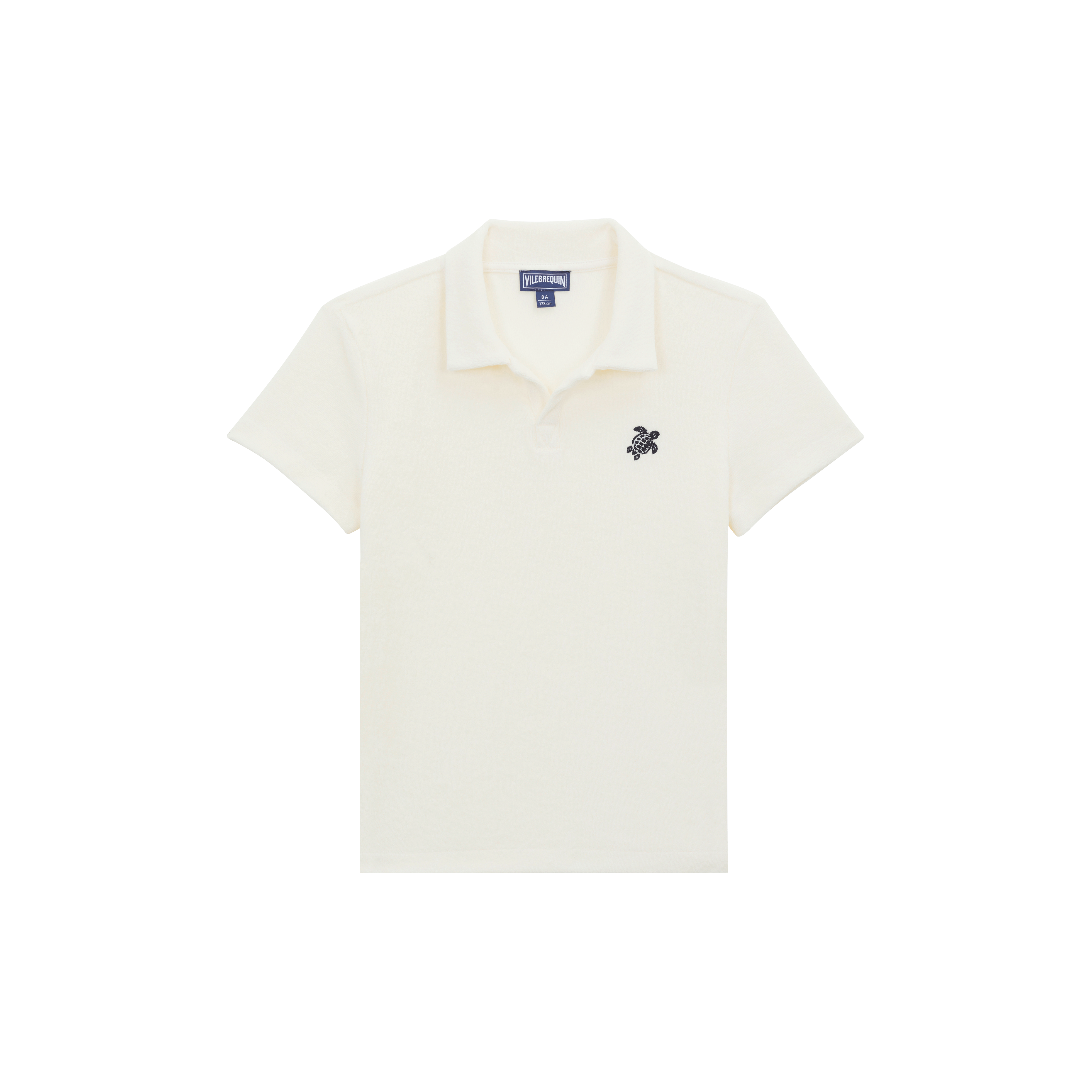 Terry Polo W/ Small Turtle White