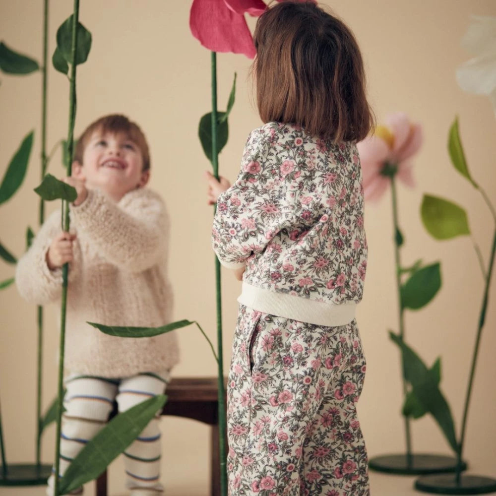 Rosalie Sweatshirt Ivory Enchanted Fields