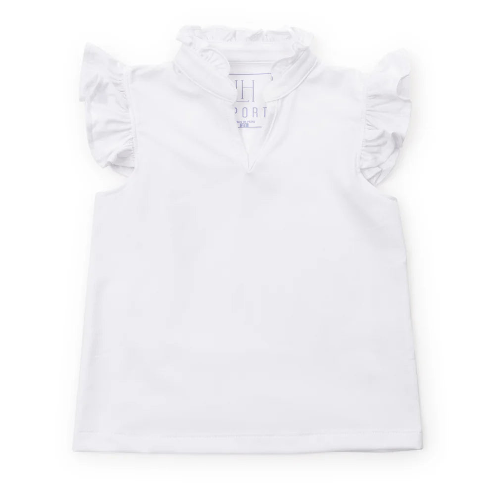 Ellie Performance Top in White