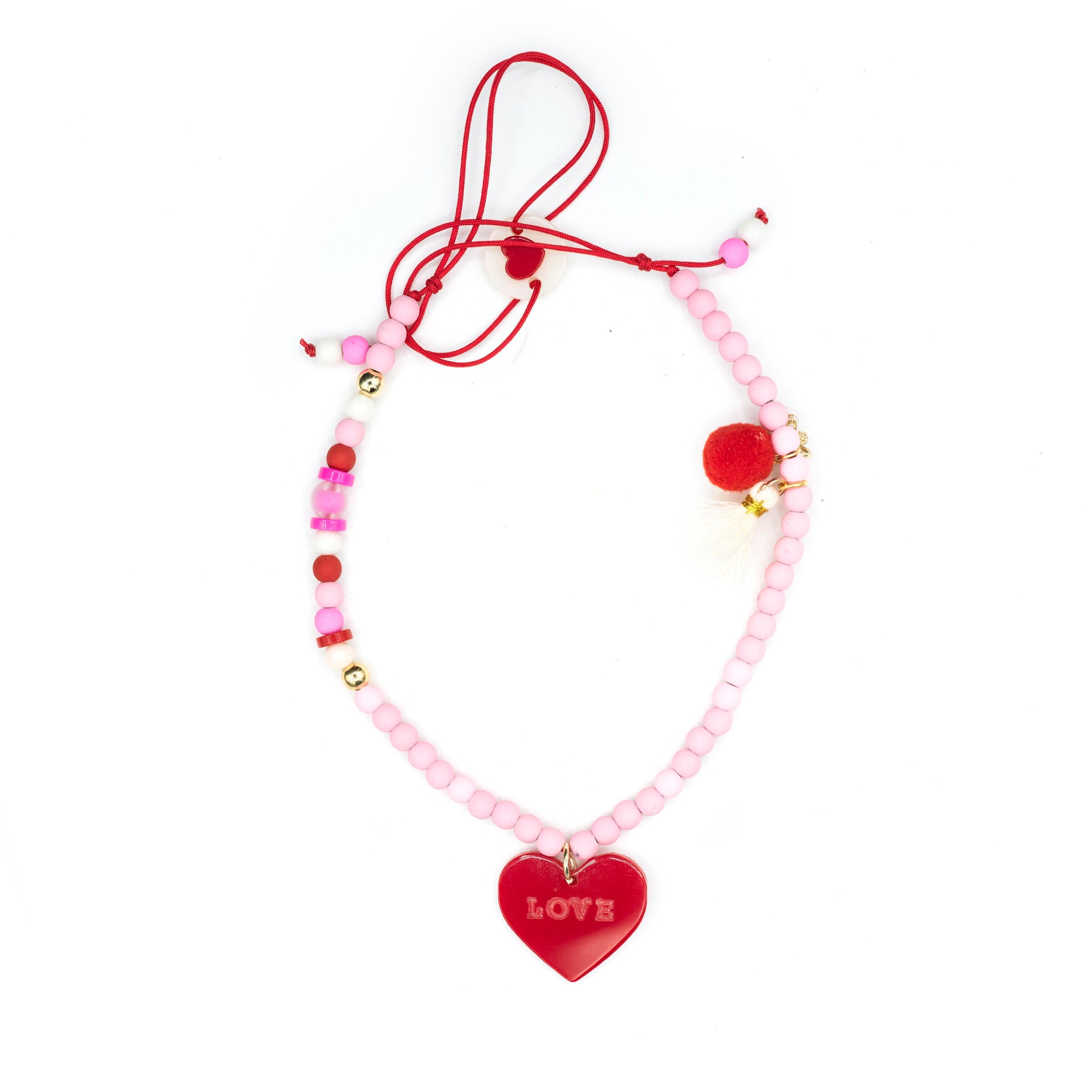 Hearts Red Necklace