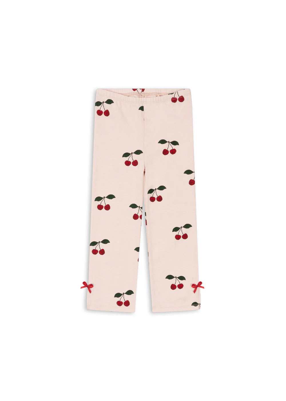 DREY SLIT PANTS GOTS - MA GRANDE CERISE PEONY