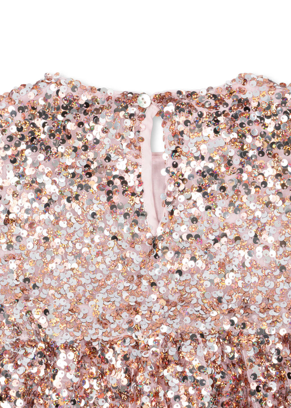 LILA SEQUINS DRESS - GREY/ROSA