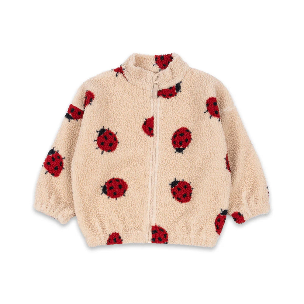 JODY TEDDY JACKET Ladybug Sand