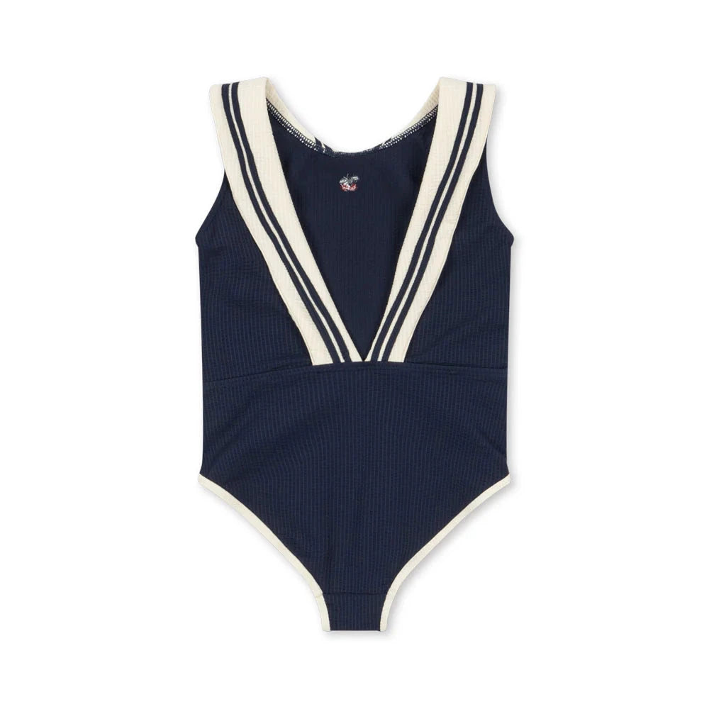 Sailor Swimsuit One-piece Navy with White