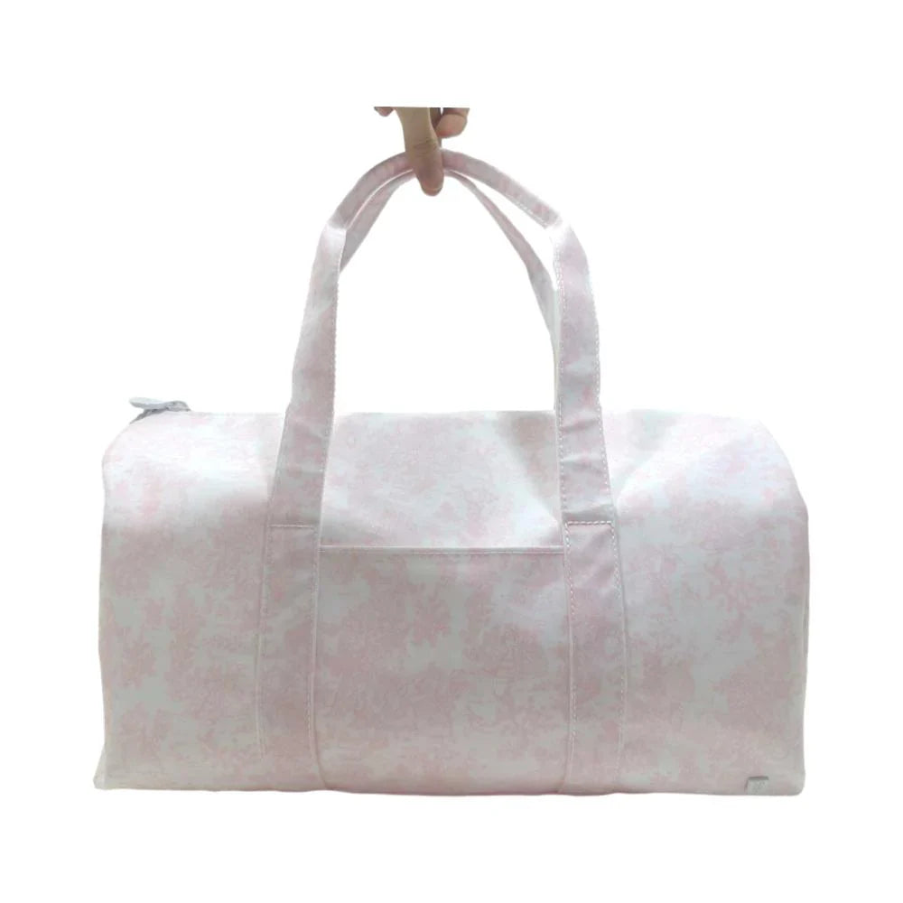 Weekender Duffel Bunny Toile in Pink