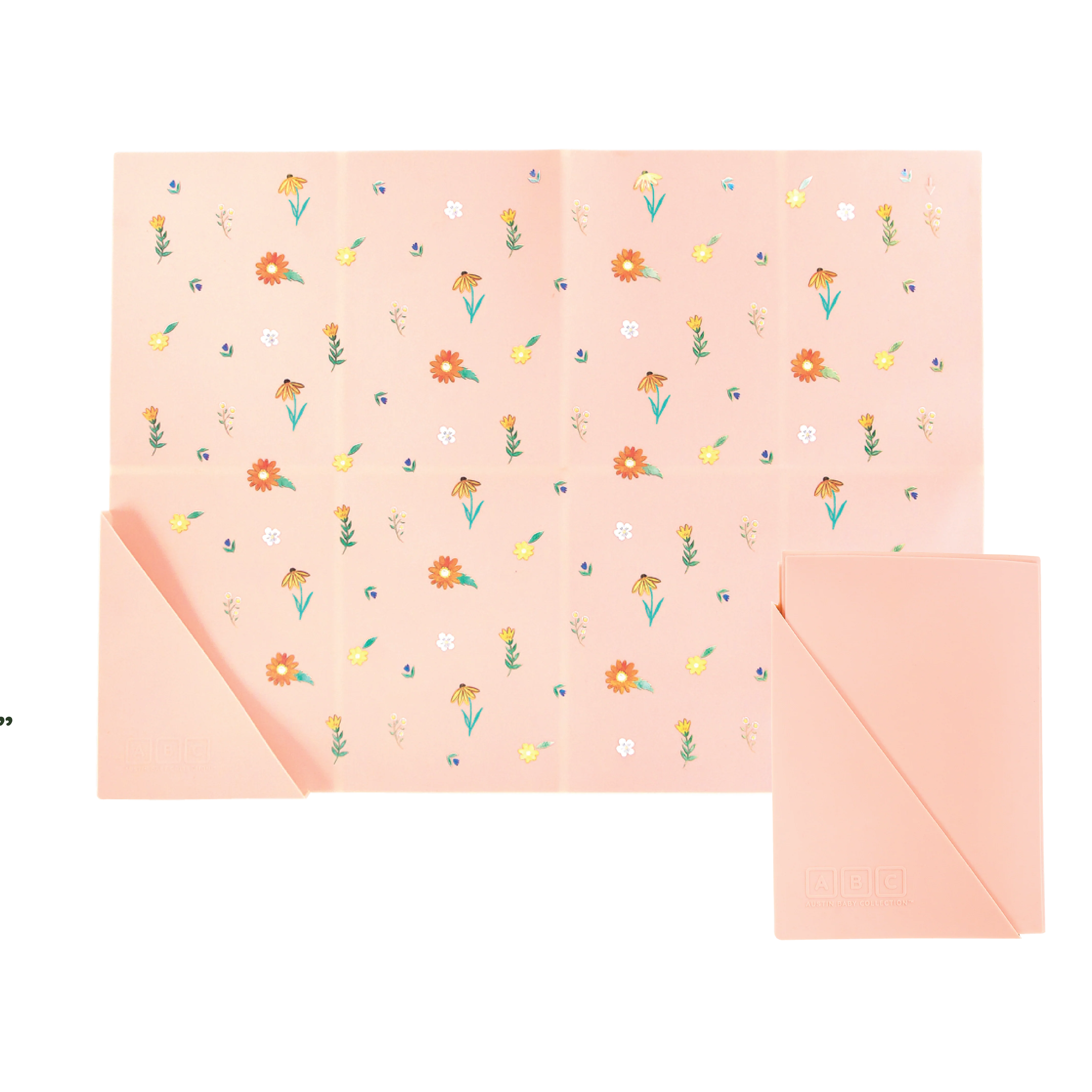 Silicone Placemat Wildflower Ripe Peach