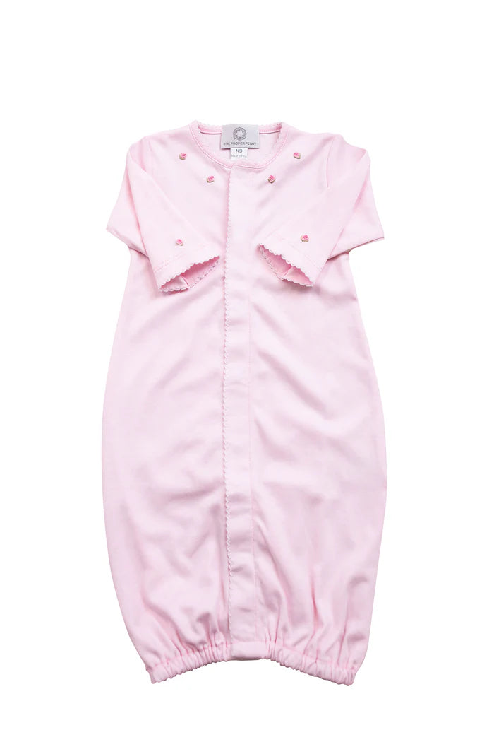 Converter Gown in Solid Pink