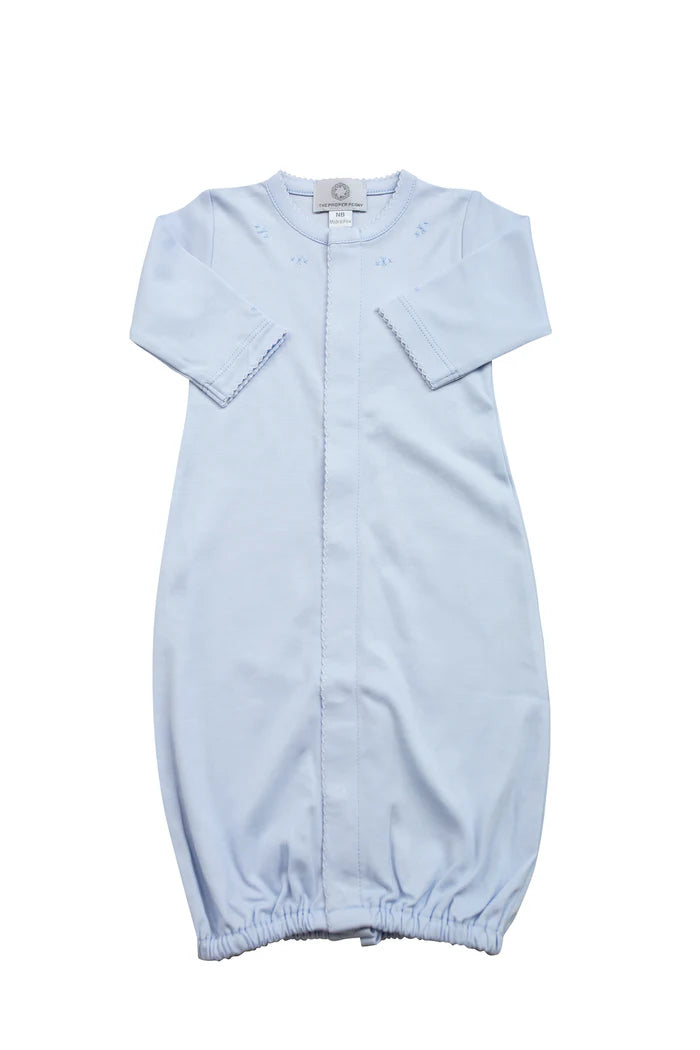 Converter Gown in Solid Light Blue