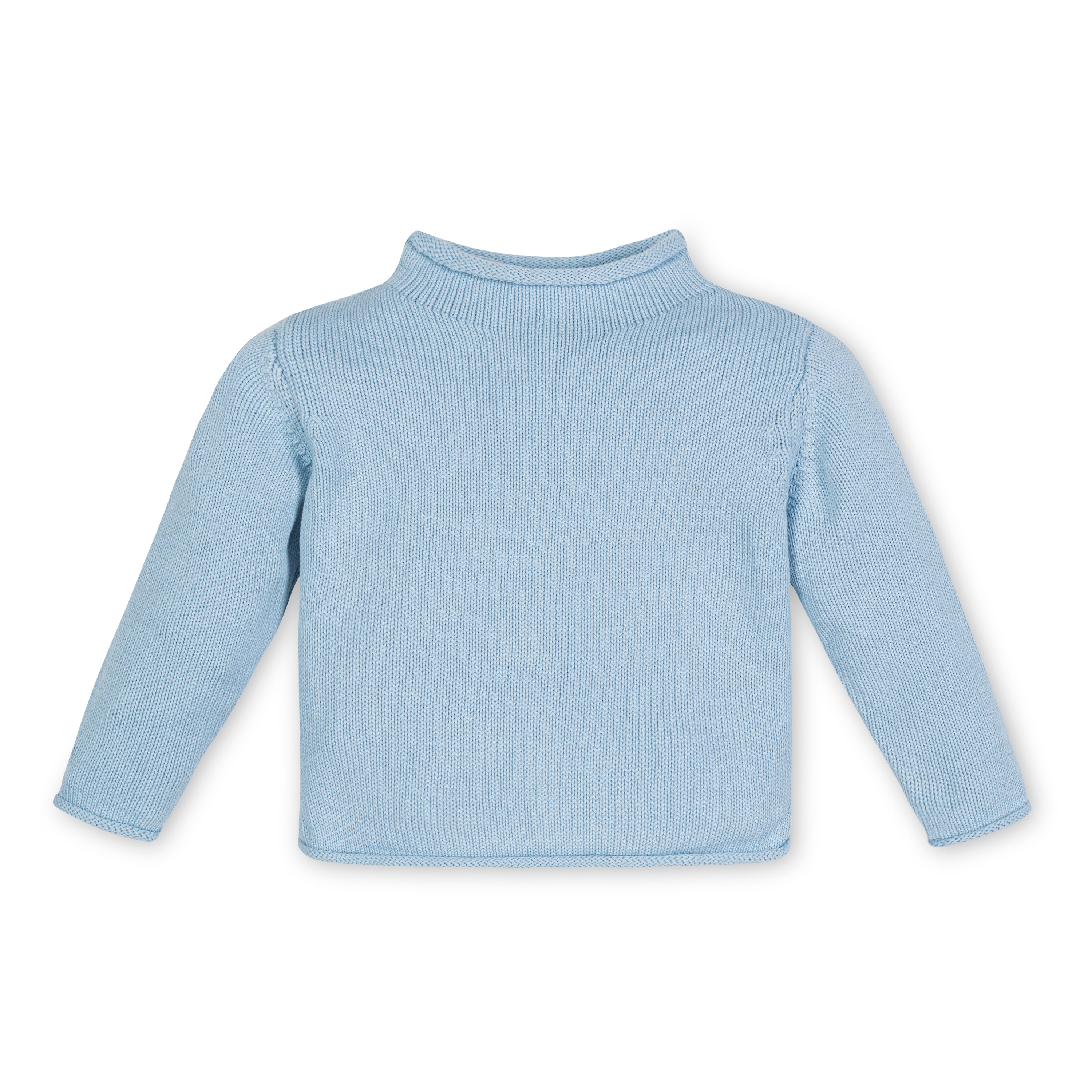 Rollneck Sweater Light Blue