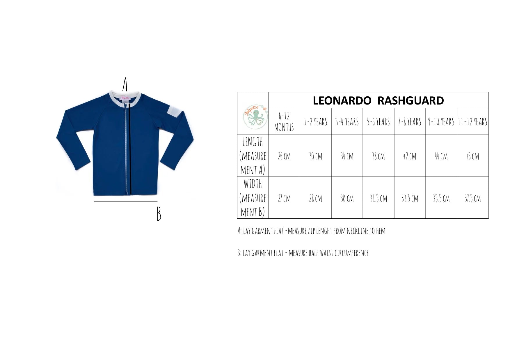 Leonardo Boy Rash guard -Blue