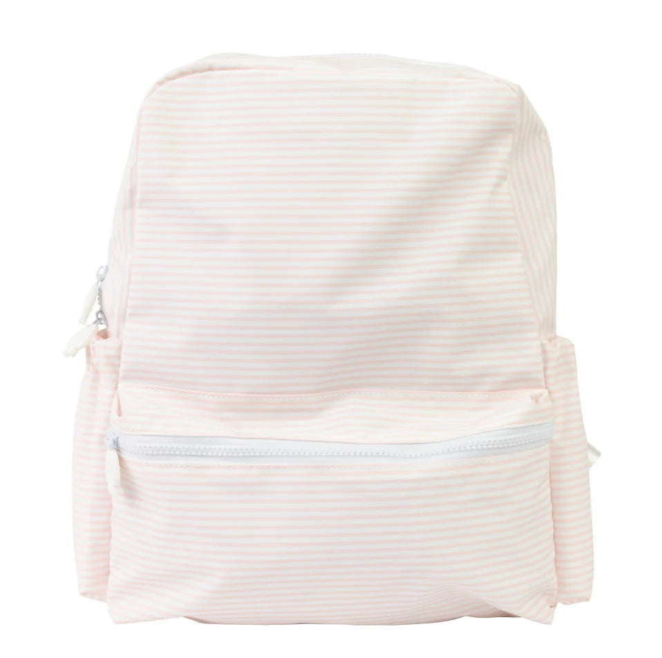 Backpack Large Pink Mini Stripe