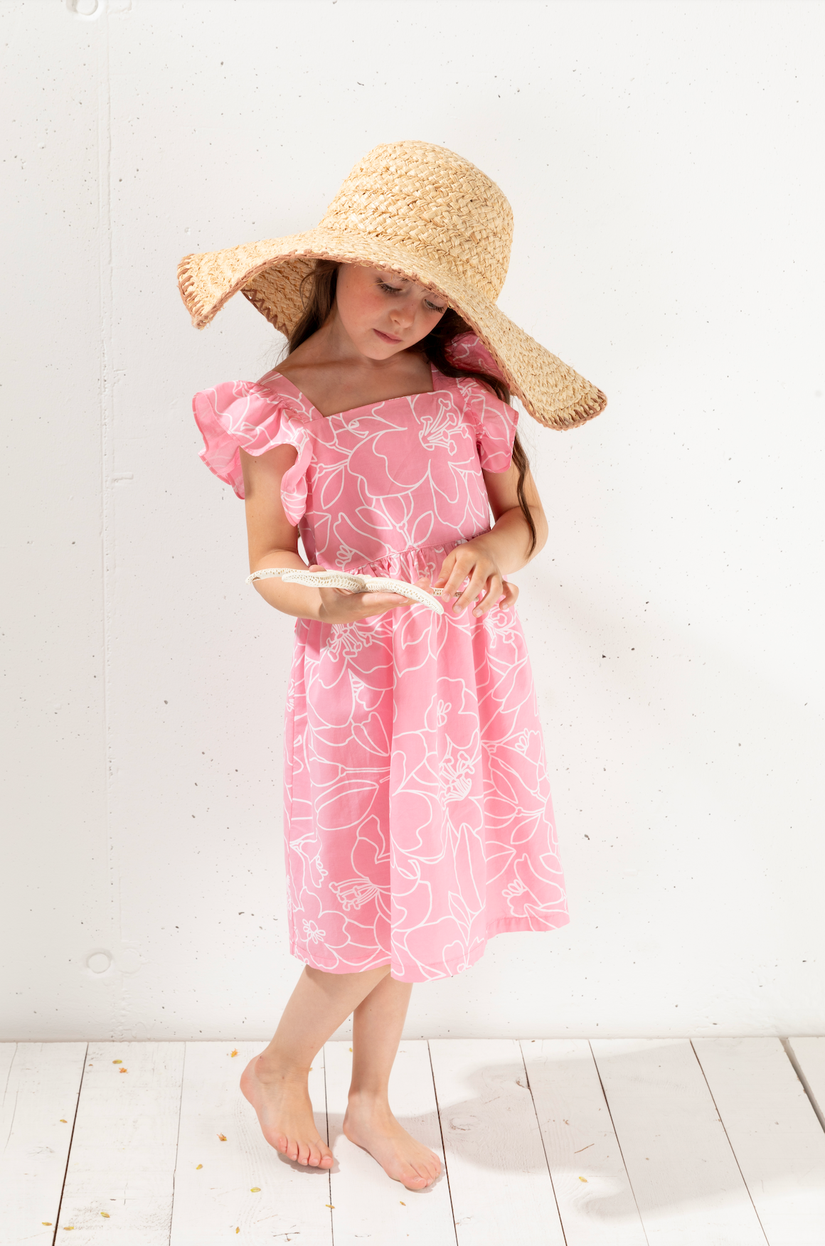 Bloom Dress in Rosa Pink