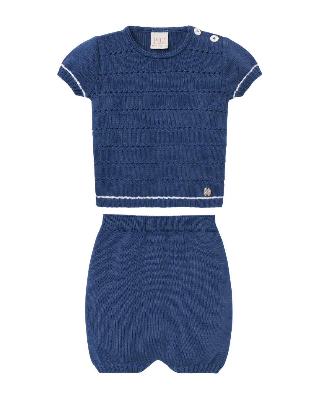 Two Piece Navy Knit Set