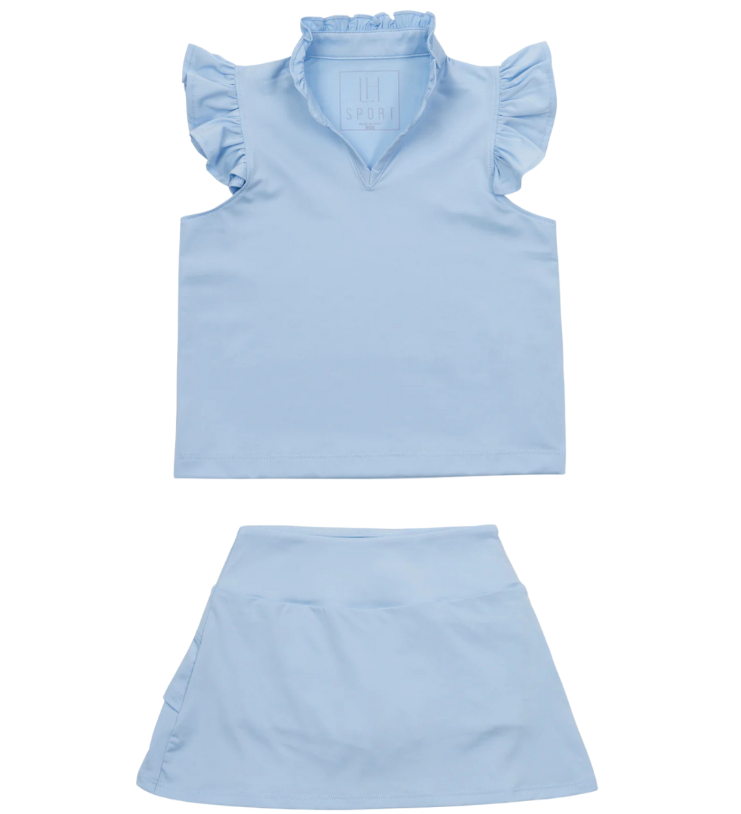 Ellie Performance Top in Light Blue