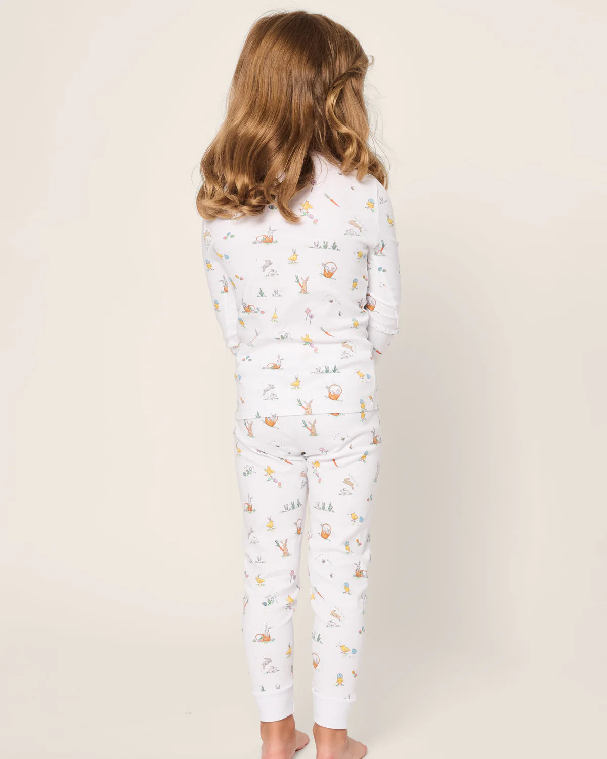 Kid's Pima Snug Fit Pajama Set in Easter Frolic