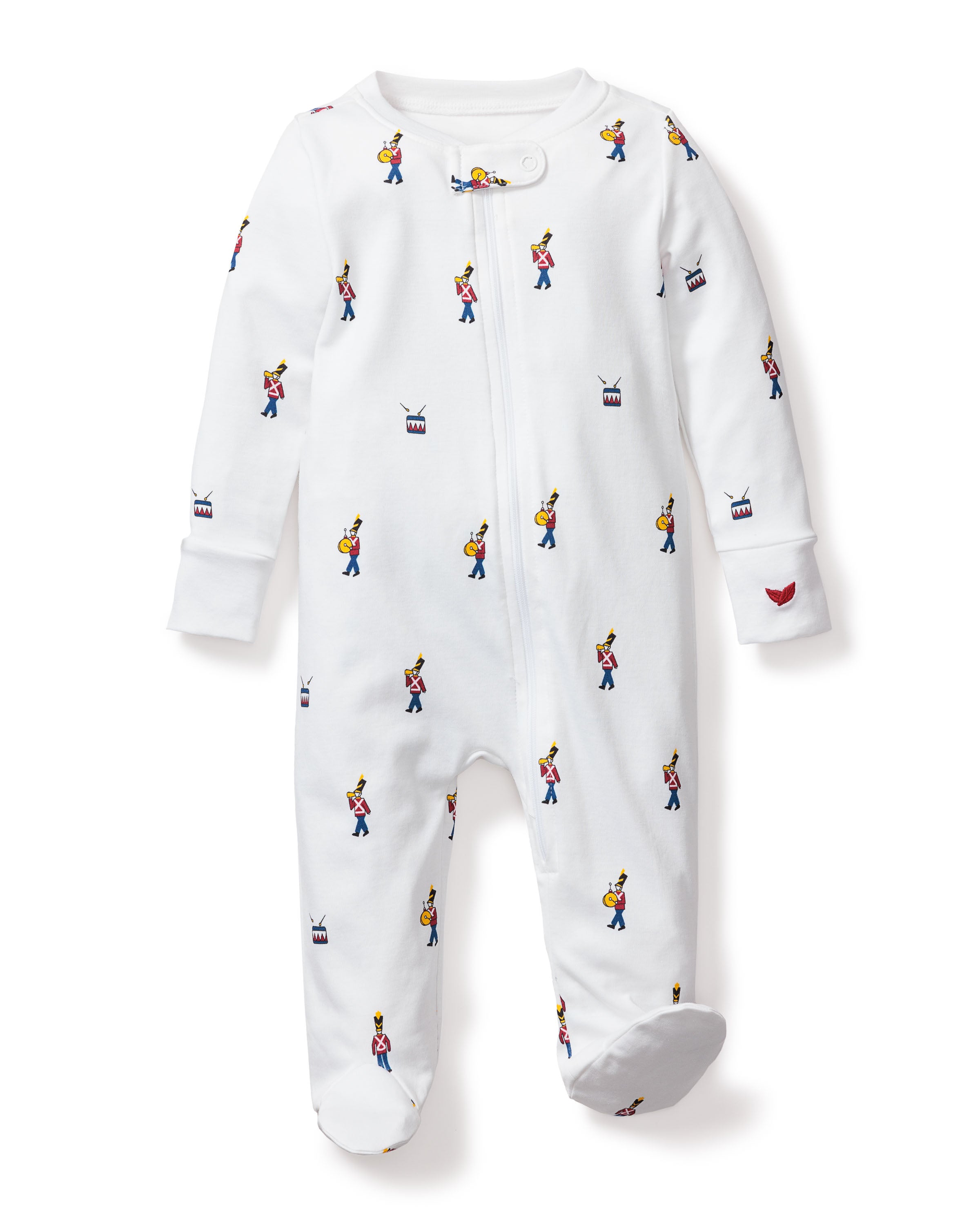 Baby's Pima Snug Fit Romper in Toy Soldier