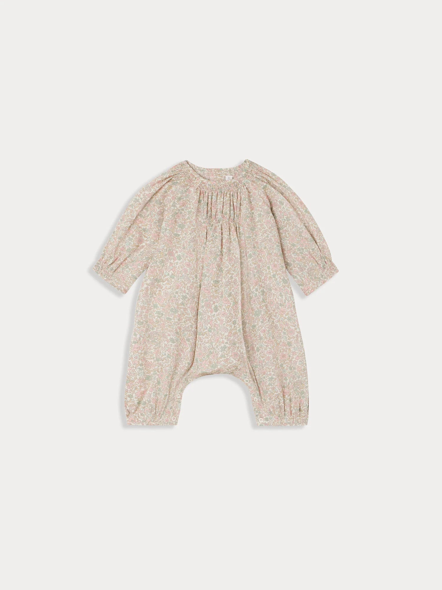 Luce Romper pink flowers