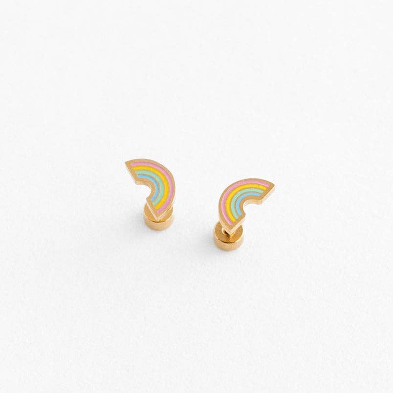 Pastel Rainbow Earrings