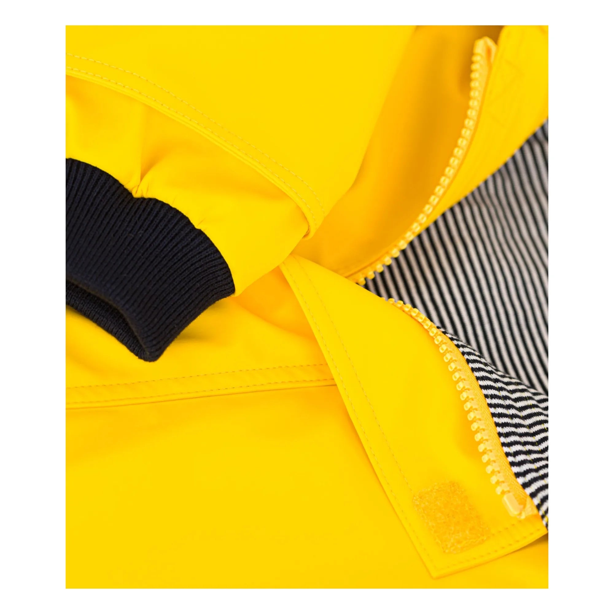 Kids Hooded Rain Jacket Yellow