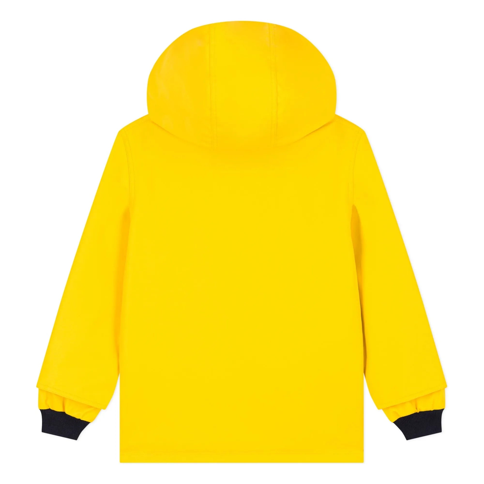 Kids Hooded Rain Jacket Yellow