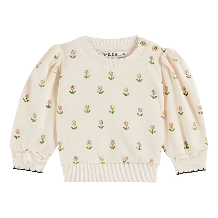 PASTEL SWEAT EPONGE IMPRIME