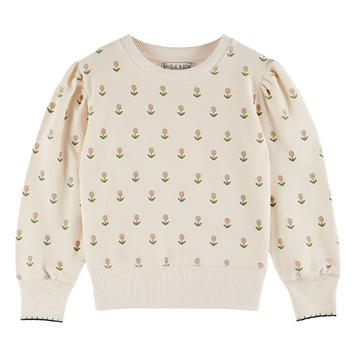 PASTEL SWEAT EPONGE IMPRIME