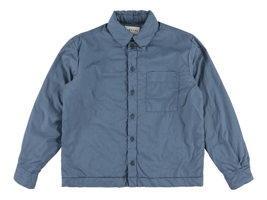 Taron Padded Boys Shirt  Blue