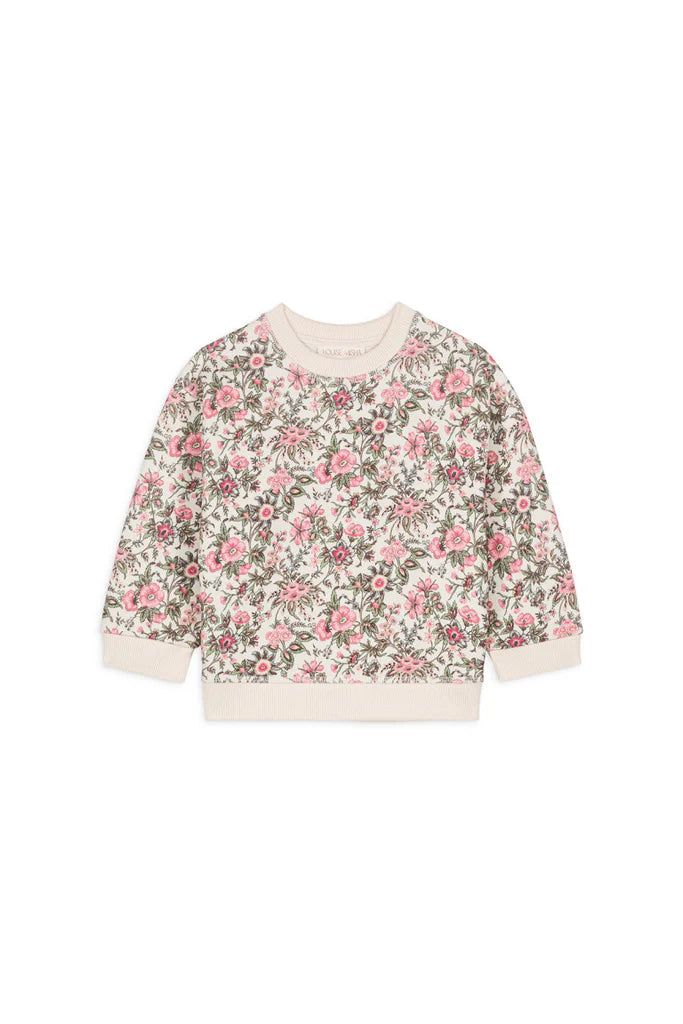 Rosalie Sweatshirt Ivory Enchanted Fields