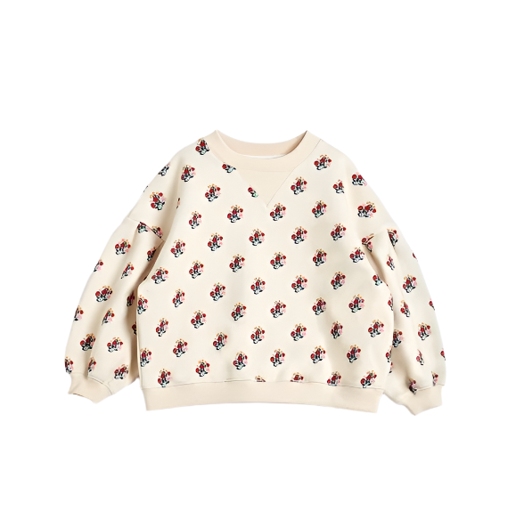 Mandy Sweatshirt Cream Flower