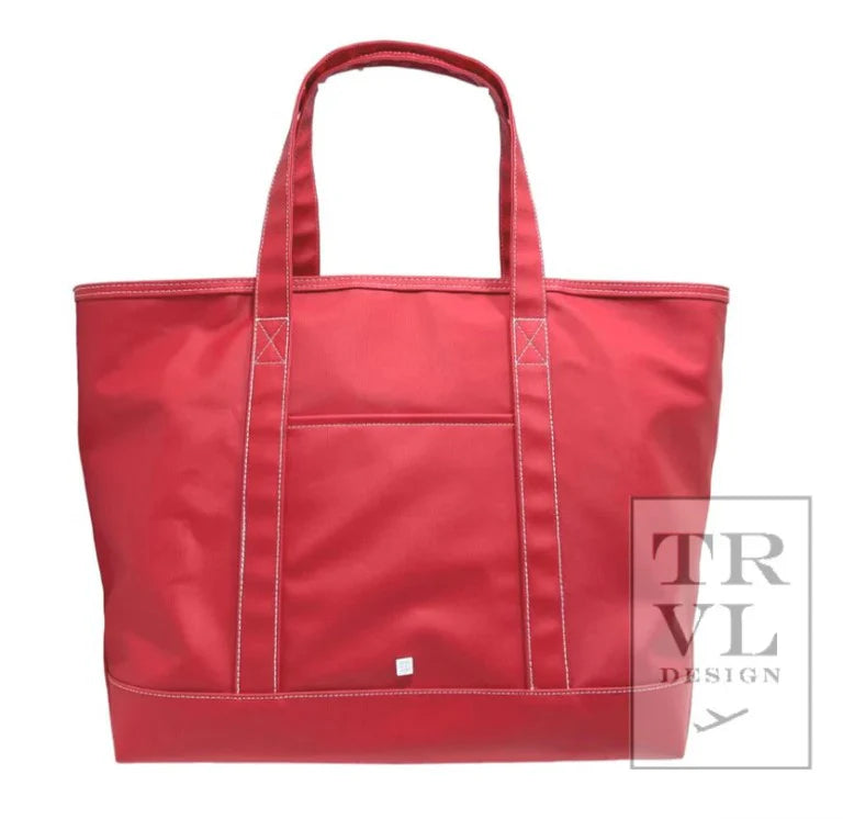 Maxi Tote Coated Canvas Red