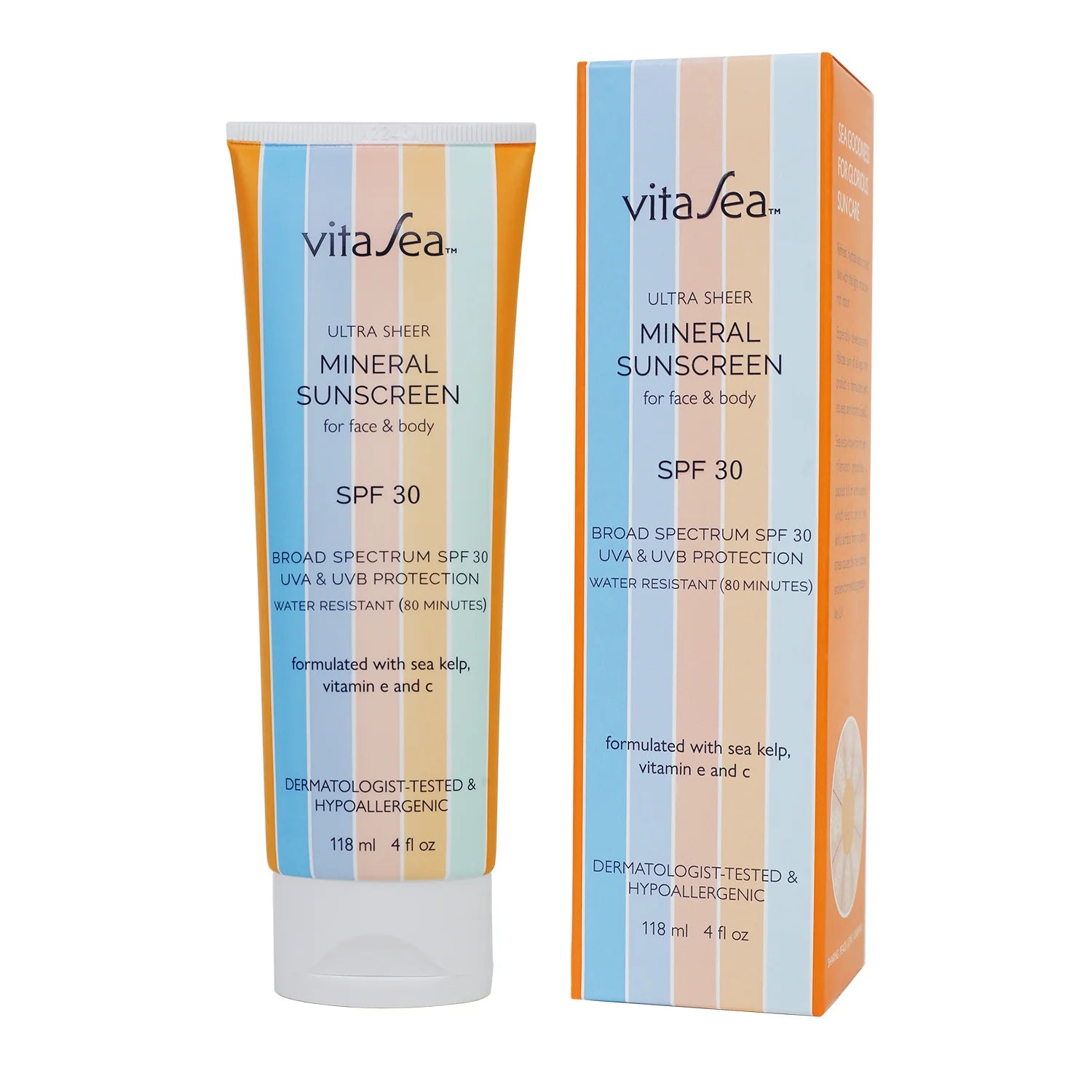 ULTRA SHEER MINERAL SUNSCREEN SPF 30 vitamins from the Sea