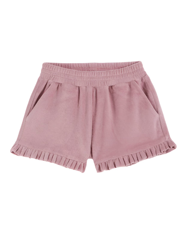 ROSE SHORT VOLANT EPONGE Lilas