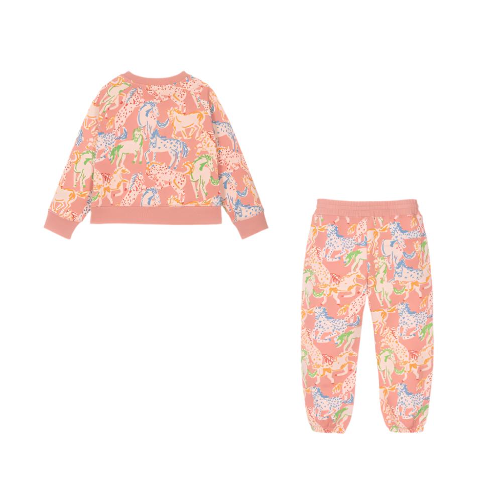 GIRL PRAIRIE HORSES TRACKSUIT