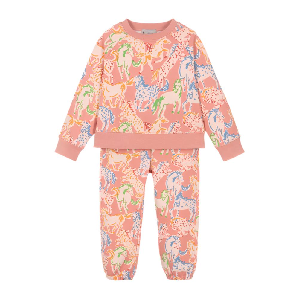 GIRL PRAIRIE HORSES TRACKSUIT