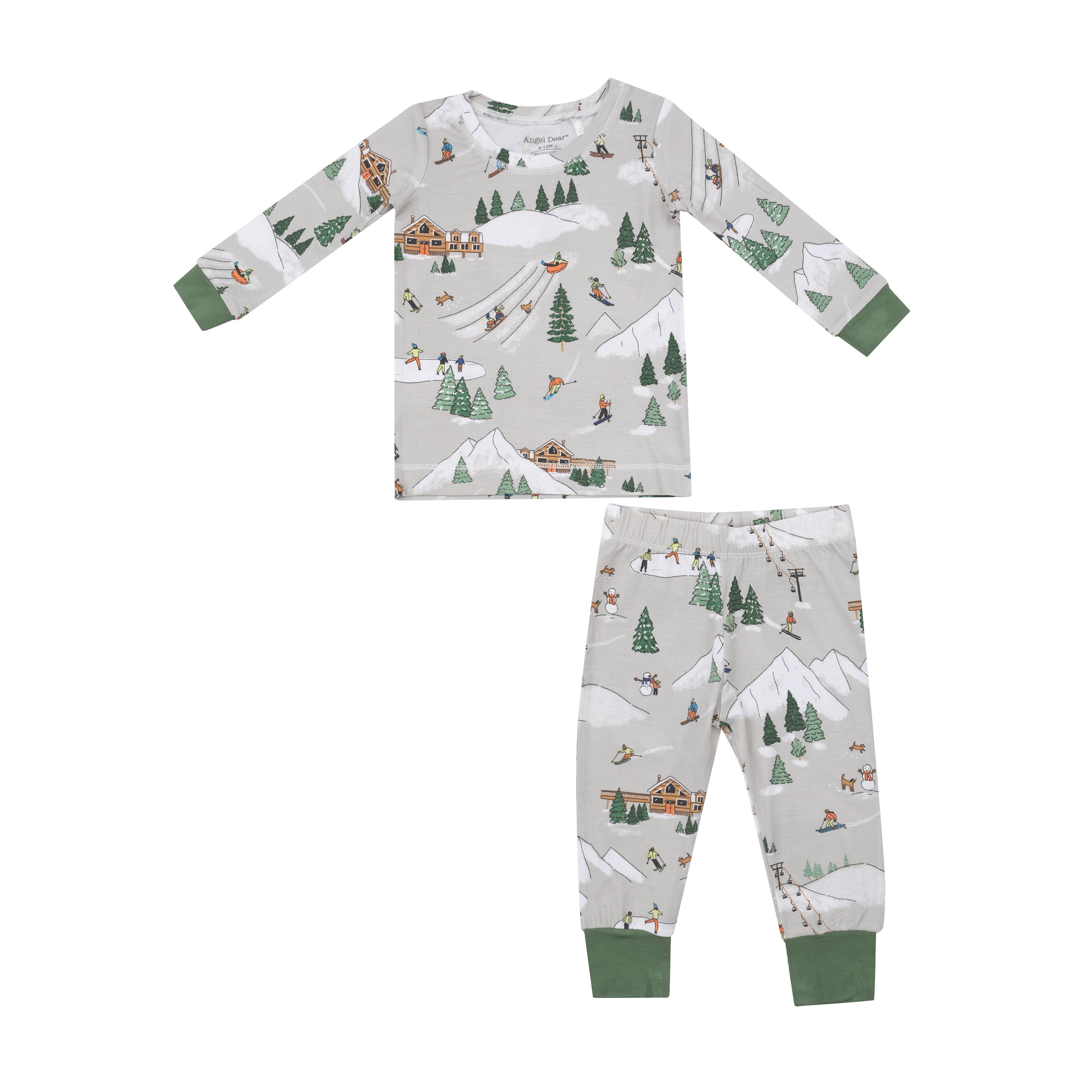 Winter Fun Skiers Pajamas