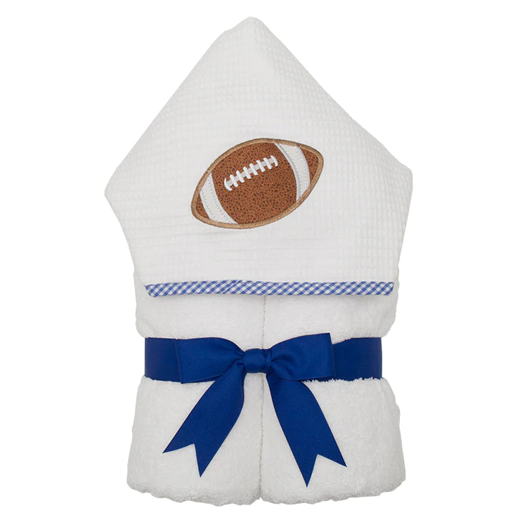 FOOTBALL EVERYKID TOWEL in Navy