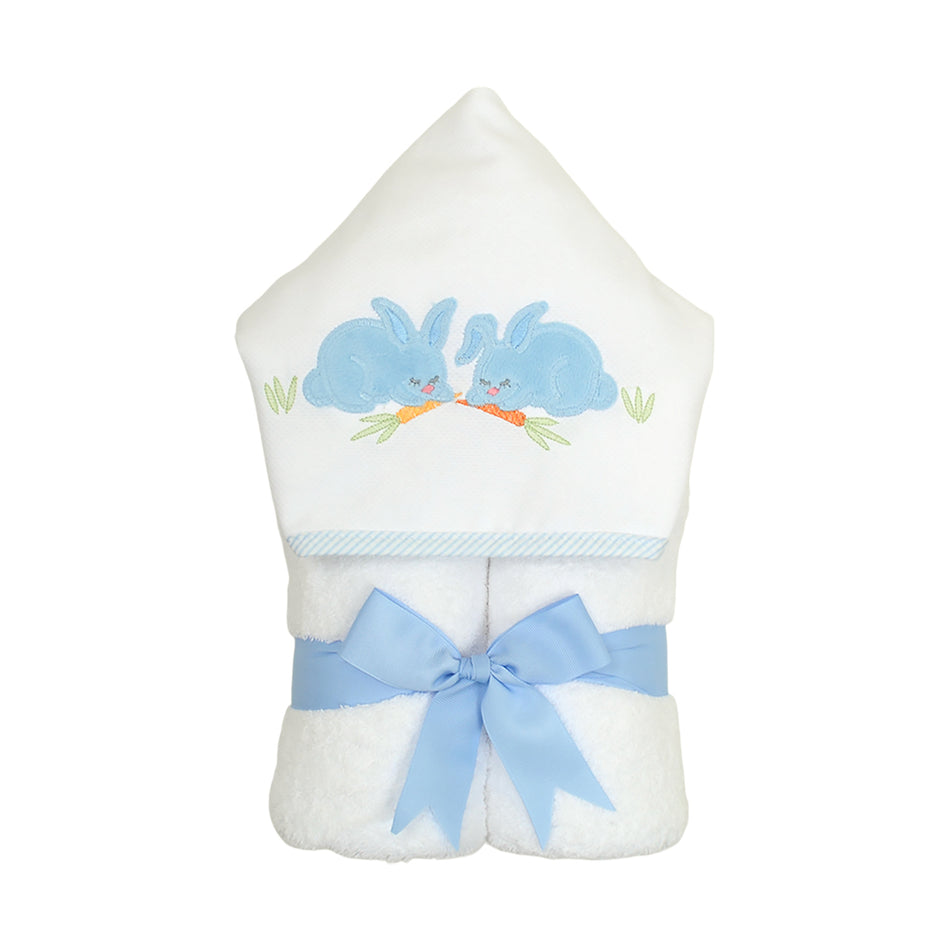 3 Marthas Everykid Hooded Towel Bunny Blue