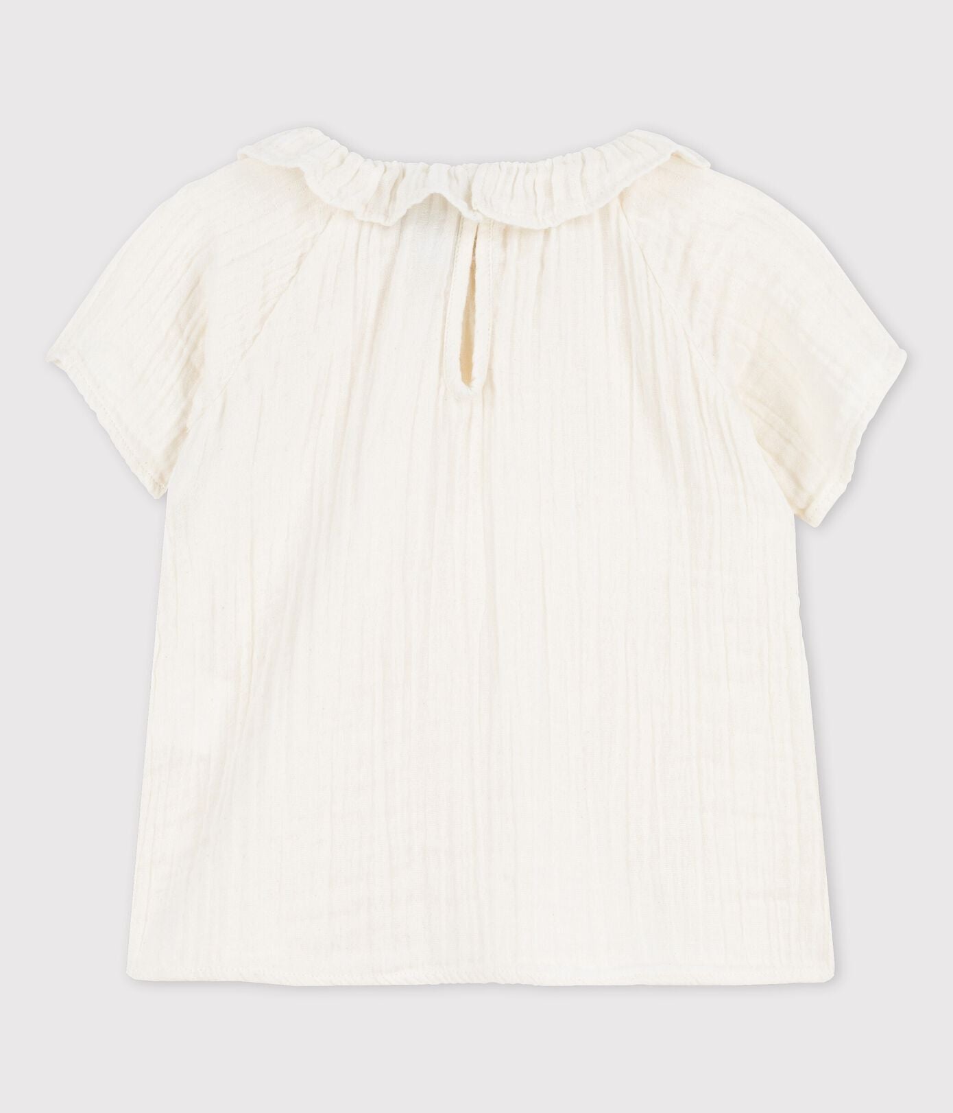 BABIES' ORGANIC COTTON GAUZE BLOUSE