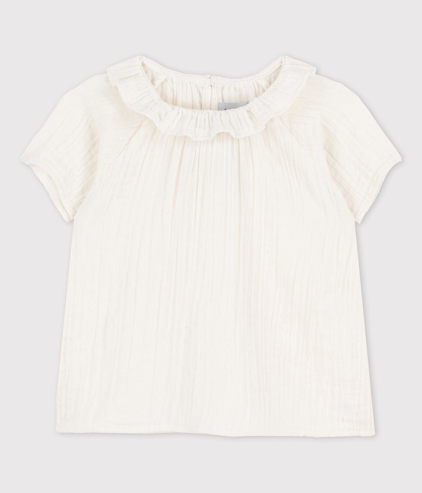 BABIES' ORGANIC COTTON GAUZE BLOUSE