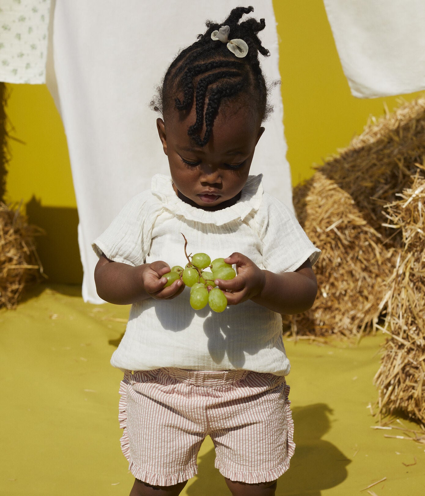 BABIES' ORGANIC COTTON GAUZE BLOUSE