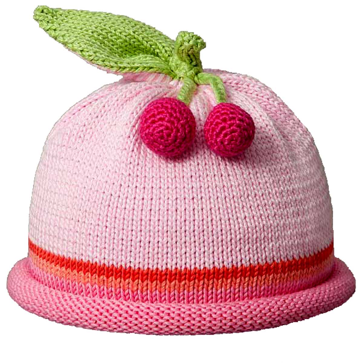 Margareta Horne Designs Multi Pink Cherry Knit Hat