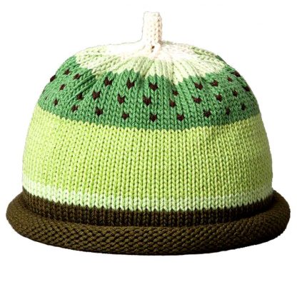 Margareta Horne Designs Fruit Knit Hat – Green Kiwi