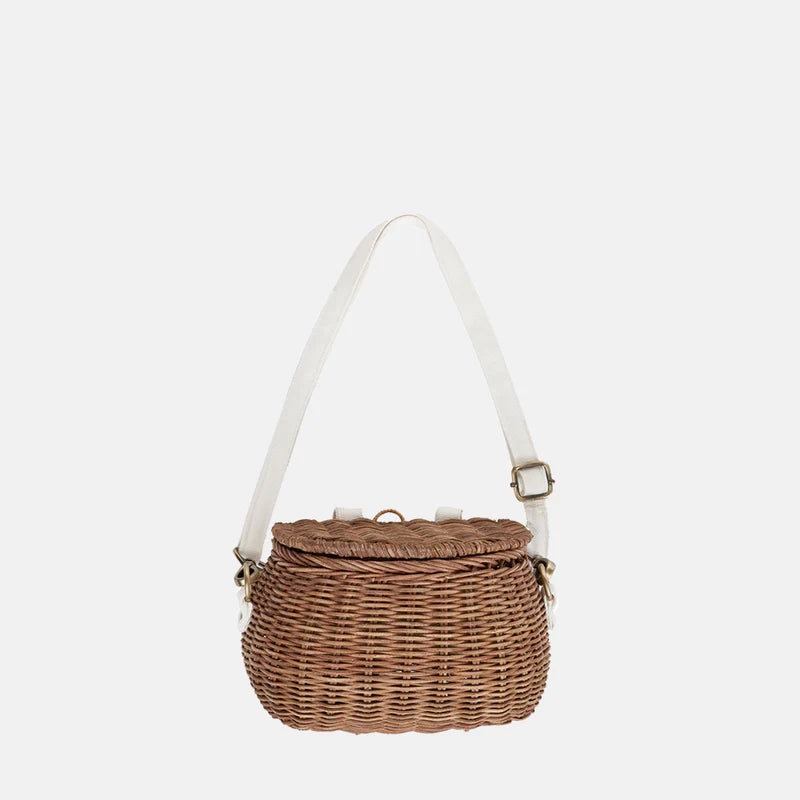 MINI CHARI RATTAN BAG natural