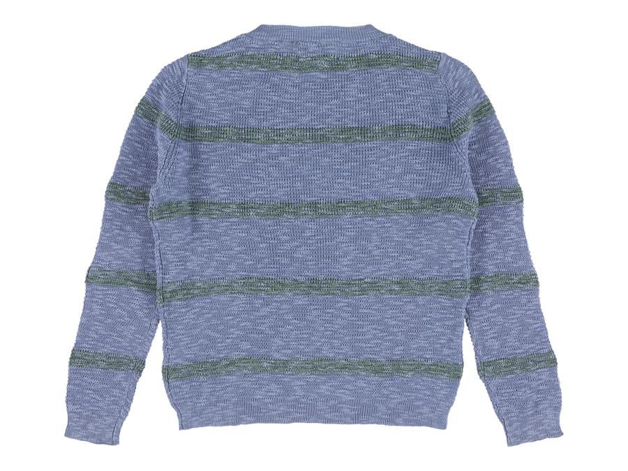 Cricket Long Sleeved Sweater Steel and Pine