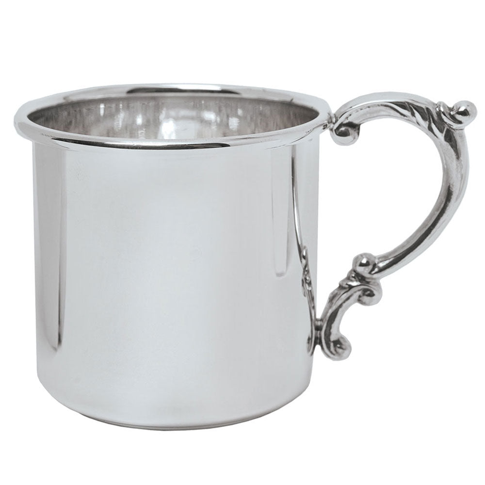 Sterling Scroll Handle Baby Cup