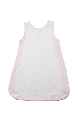 Scalloped Sleep Sack Pink