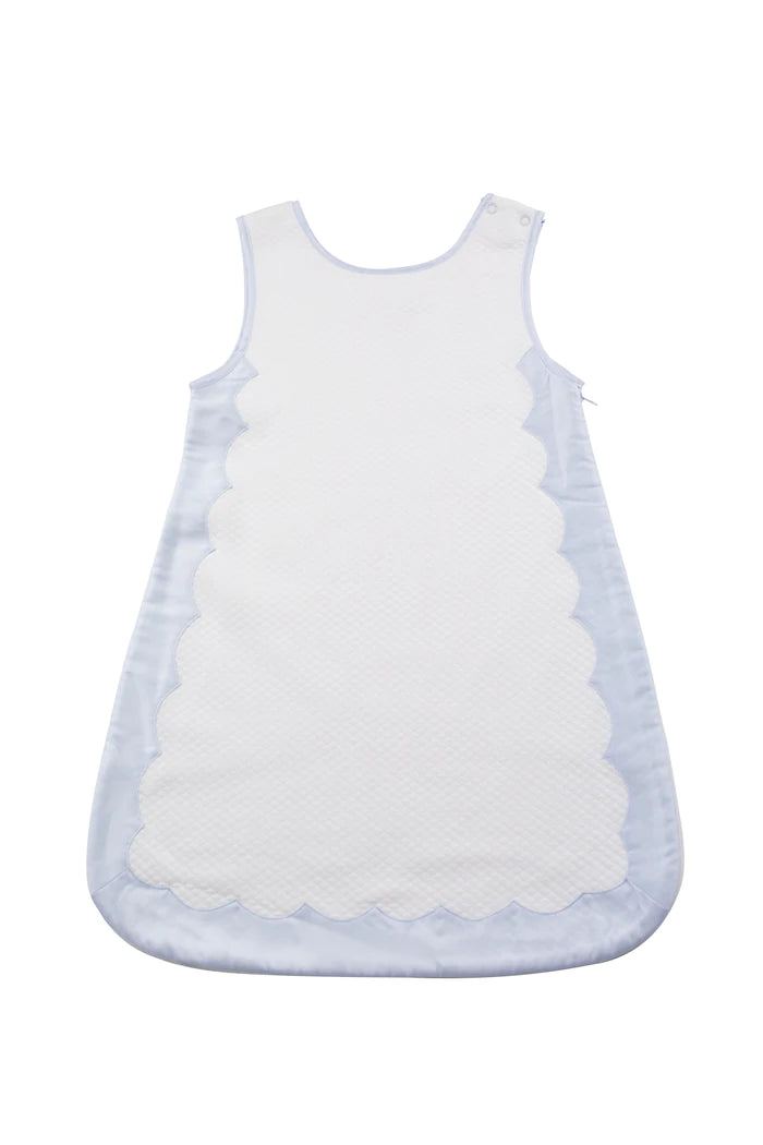 Scalloped Sleep Sack Blue