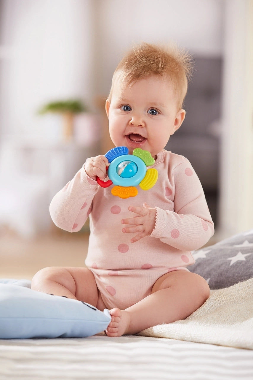 Clutching Toy Blossom Baby Rattle and Teething Toy