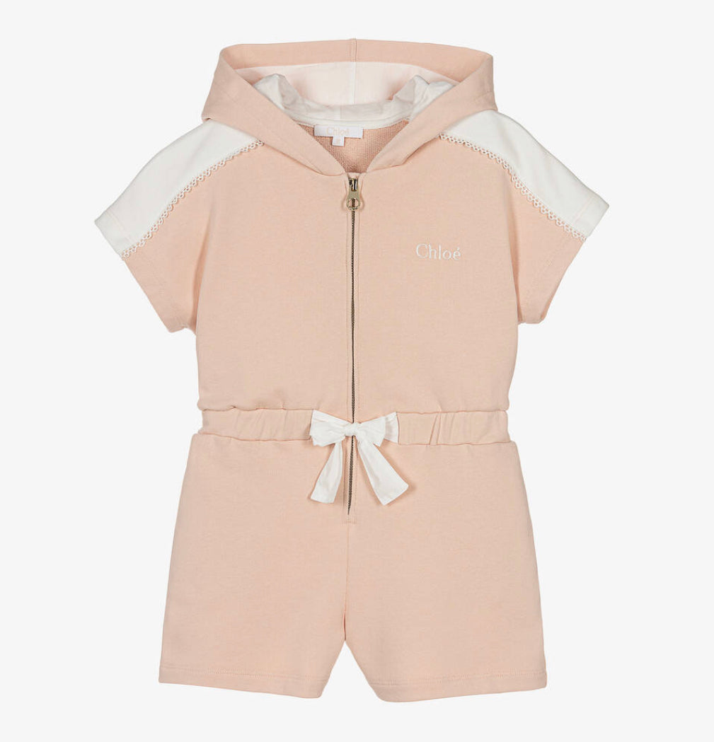 Chloe Pink Romper